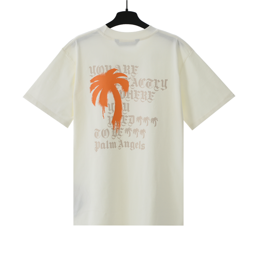 Palm Ang*ls Statement Monogram T-shirt
