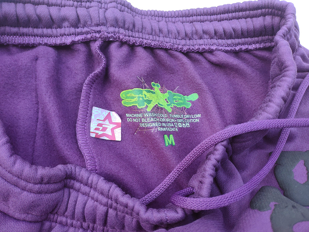 Sp5d*r Classic Sweatpants - Purple