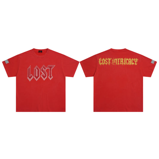L*st Int*cacy Lost Red Rhinestone T-Shirt