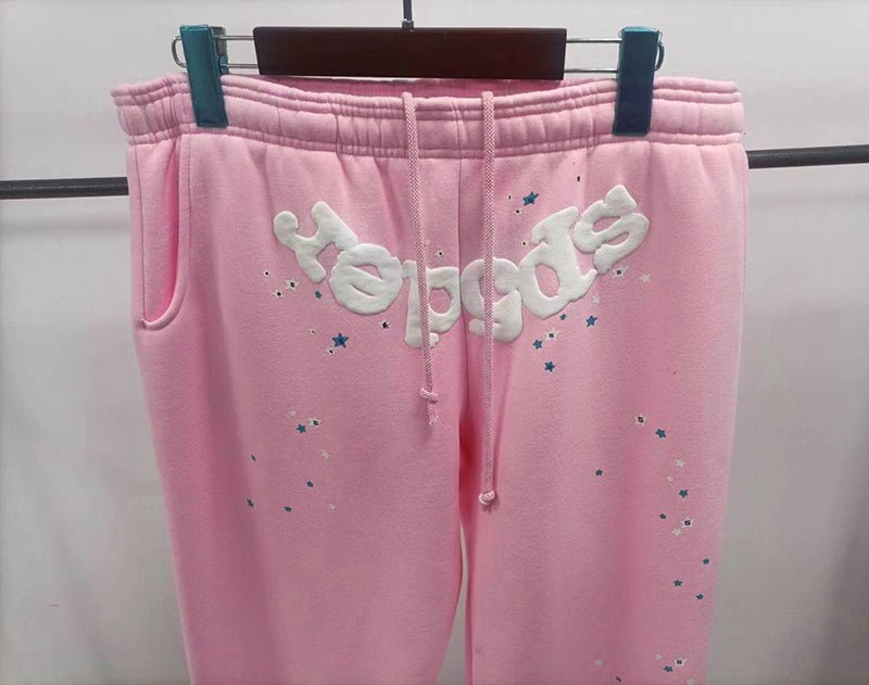 Sp5d*r Classic Sweatpants - Pink