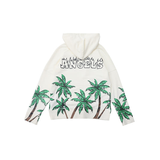 Palm Ang*ls Palms And Skull Hoodie
