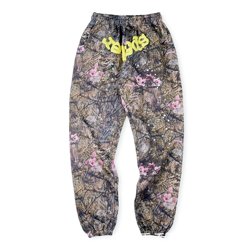 Sp5d*r REAL TREE OG Web Camo Sweatpants