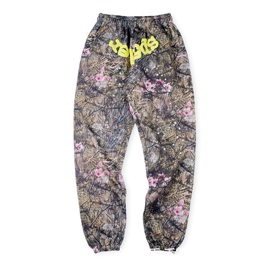 Sp5d*r REAL TREE OG Web Camo Sweatpants