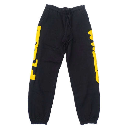 Sp5d*r Beluga Sweatpants - Black/Yellow