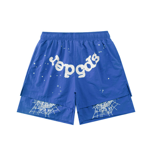 Sp5d*r/555555 OG Web Double Layered Shorts