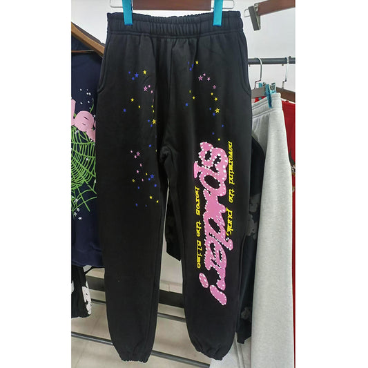 Sp5d*r PUNK V2 Sweatpants - Black