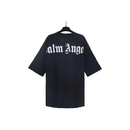 Palm Ang*ls Back Curved Logo Over T-shirt