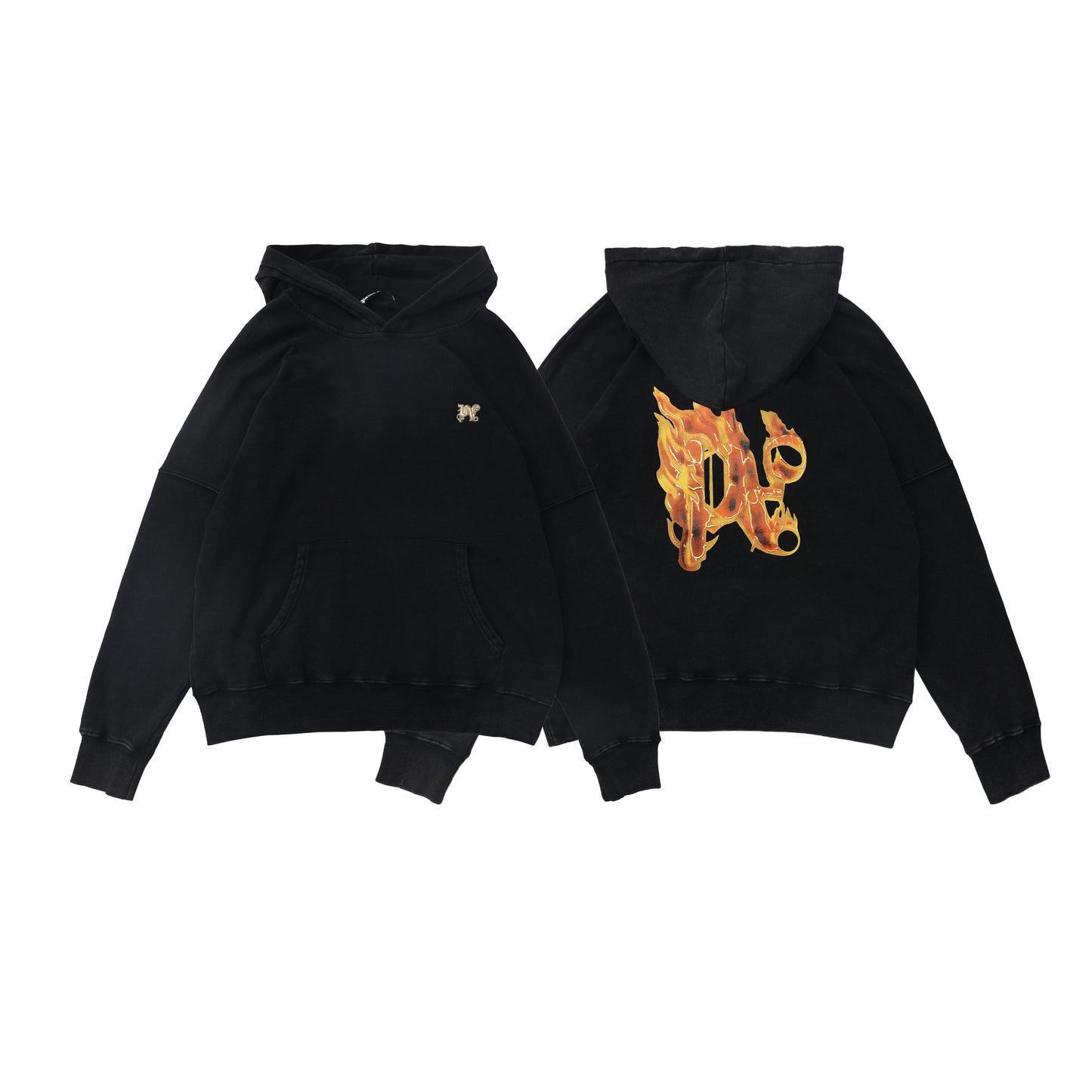 Palm Ang*ls Burning Monogram Hoodie