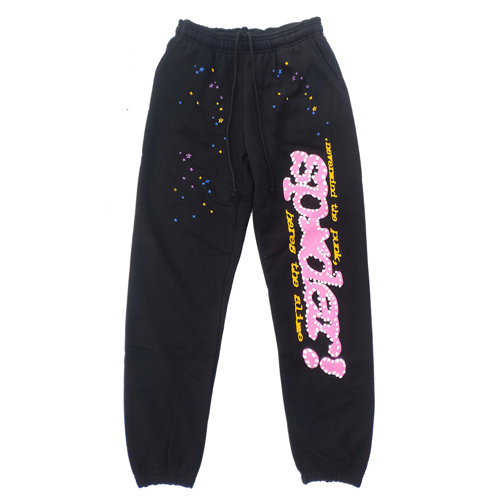 Sp5d*r PUNK V2 Sweatpants - Black