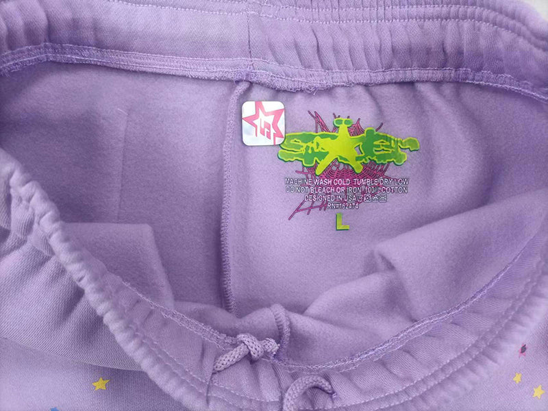Sp5d*r PUNK V2 Sweatpants - Purple