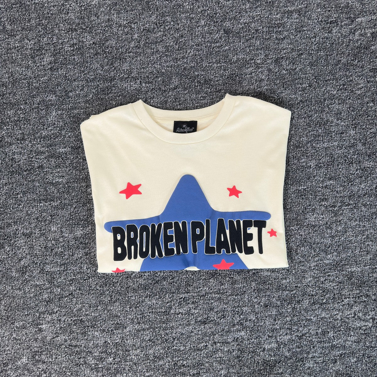 Brok*n Plan*t Star Vanilla T-shirt
