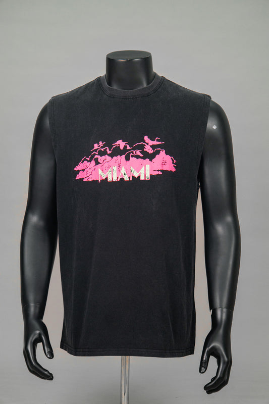 Gallery DEPT. S*pply Miami Sleeve-Less T-Shirt